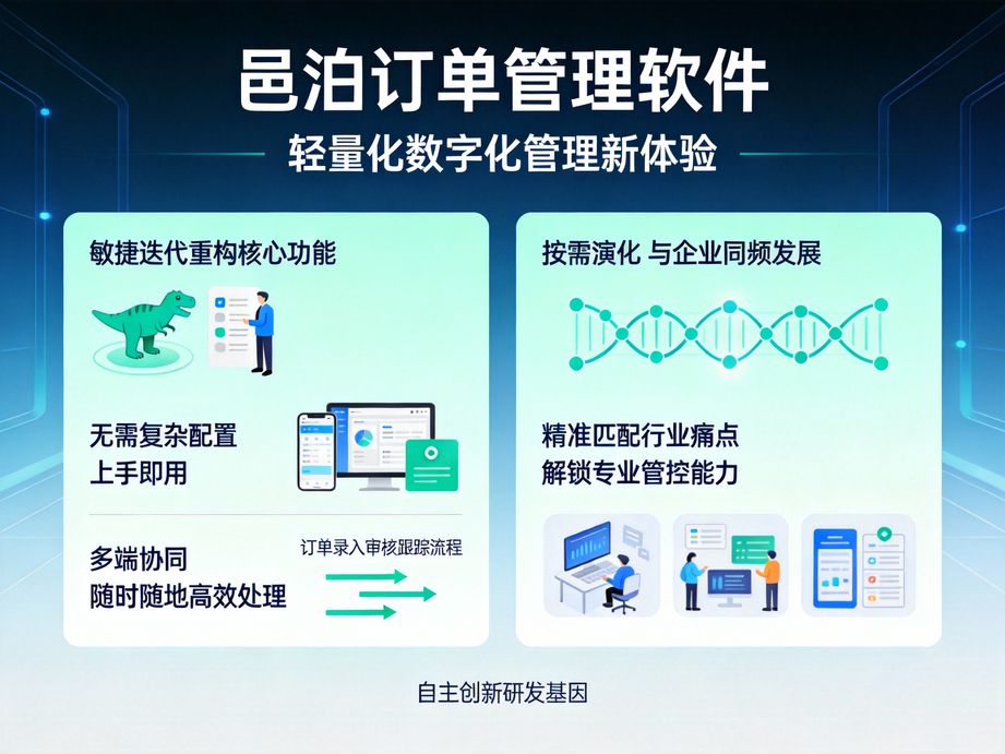 邑泊支持批量訂單處理，訂單管理軟件大幅提升大批量訂貨處理效率