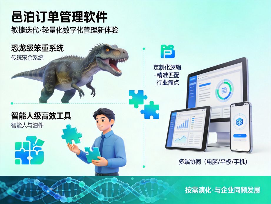 用對訂單管理軟件，企業(yè)訂單錯單率直降近乎為零——邑泊軟件引領(lǐng)高效管理新時代