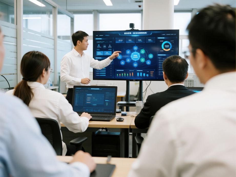 圍繞企業(yè)智能發(fā)展需求，邑泊咨詢?yōu)閿?shù)字化轉(zhuǎn)型提供全周期咨詢，以人工智能技術(shù)實現(xiàn)企業(yè)運營全面升級。