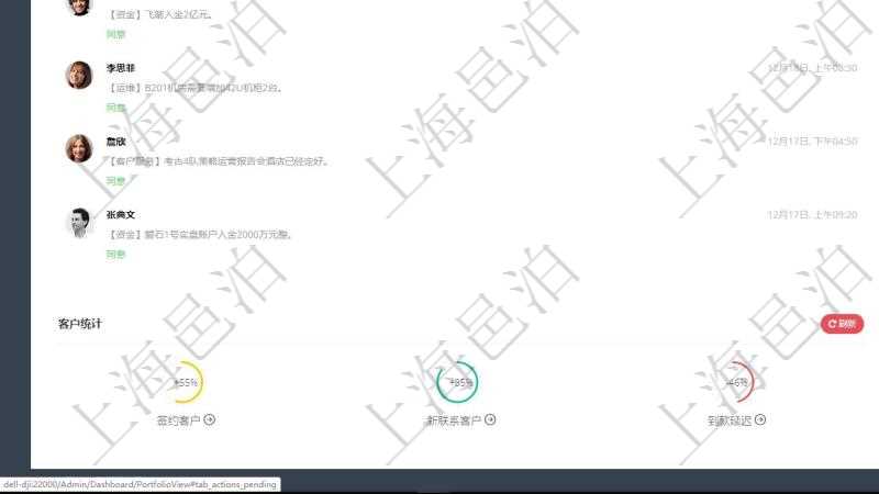 項目管理軟件投資組合管理總經(jīng)理儀表盤可以查看業(yè)務溝通，比如投資業(yè)務、資金客戶，同時也可以查看風險與決策，比如風險預警和決策確認?？梢允褂蔑瀳D查看虛擬資金規(guī)模和投資組合收益。