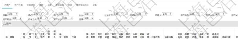 在項(xiàng)目管理軟件資產(chǎn)管理系統(tǒng)中查詢資產(chǎn)配置信息，不僅返回資產(chǎn)配置的基本信息字段，還會(huì)返回子資產(chǎn)的配置明細(xì)：單位、部門、業(yè)主、業(yè)主賬戶、使用者、領(lǐng)用人、父資產(chǎn)、序號(hào)、名稱、代碼、描述、資產(chǎn)類型、資產(chǎn)分類、資產(chǎn)來源、資產(chǎn)用途、占有方式、資產(chǎn)狀態(tài)、入賬分類、擁有比例、可用狀態(tài)、開始占有日期、結(jié)束占有日期、年度折舊、購置價(jià)格、當(dāng)前價(jià)值、年度租金、貨幣單位、租金列表明細(xì)、退役日期、到期日等。