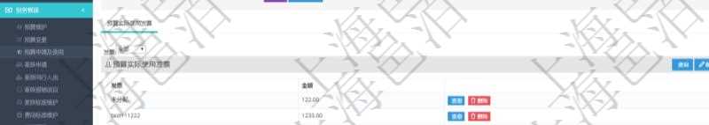 通過項(xiàng)目管理軟件財(cái)務(wù)管理模塊可以維護(hù)和查詢預(yù)算申請(qǐng)使用明細(xì)信息，比如：預(yù)算、序號(hào)、貨幣單位、申請(qǐng)金額、預(yù)算項(xiàng)目、項(xiàng)目引用、預(yù)算類型、備注、成本類別、申請(qǐng)時(shí)間、生效時(shí)間、申請(qǐng)用戶、審批用戶、申請(qǐng)目的、目的引用、已提交、審批通過、已劃款、賬戶、對(duì)方賬戶。同時(shí)，也可以維護(hù)查看預(yù)算實(shí)際使用發(fā)票信息。