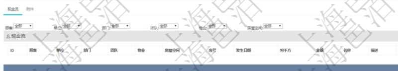 在項(xiàng)目管理軟件房地產(chǎn)管理系統(tǒng)查詢房屋設(shè)施明細(xì)除了返回基本設(shè)施配置信息外，還會(huì)返回關(guān)聯(lián)的現(xiàn)金流列表：單位、部門、團(tuán)隊(duì)、物業(yè)、房屋空間、序號、發(fā)生日期、對手方、金額、名稱、描述、備注。