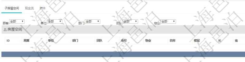 在項(xiàng)目管理軟件房地產(chǎn)管理系統(tǒng)查詢房屋空間明細(xì)除了返回基本配置信息外，還會(huì)返回關(guān)聯(lián)的子空間配置信息：?jiǎn)挝弧⒉块T(mén)、團(tuán)隊(duì)、序號(hào)、物業(yè)、名稱(chēng)、樓層、長(zhǎng)、寬、大小平方、擁有比例。