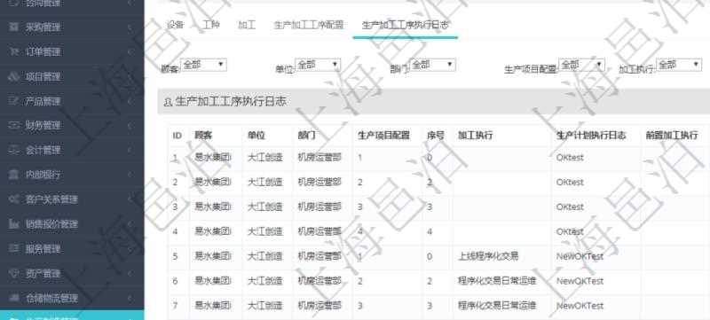 在項(xiàng)目管理軟件MES生產(chǎn)制造管理系統(tǒng)查看工廠信息時(shí)除了返回工廠信息，同時(shí)返回關(guān)聯(lián)的生產(chǎn)加工工序執(zhí)行日志：單位、部門、生產(chǎn)項(xiàng)目配置、序號、加工執(zhí)行、生產(chǎn)計(jì)劃執(zhí)行日志、前置加工執(zhí)行、后續(xù)加工執(zhí)行、開始時(shí)間、結(jié)束時(shí)間、生產(chǎn)狀態(tài)、生產(chǎn)描述。
