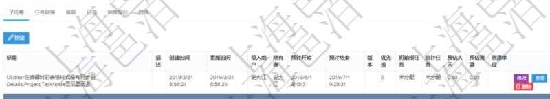 項目管理軟件項目管理模塊任務(wù)維護明細查詢還可以關(guān)聯(lián)查詢更多相關(guān)資料，比如子任務(wù)信息：子任務(wù)標題、描述、所有者、是否顯示在任務(wù)樹、預計開始、預計結(jié)束、版本、優(yōu)先級、初始根任務(wù)、統(tǒng)計任務(wù)、項目、預估人天、預估資源、任務(wù)類型、任務(wù)風險、任務(wù)質(zhì)量、資源單位、任務(wù)狀態(tài)、創(chuàng)建時間、錄入用戶。